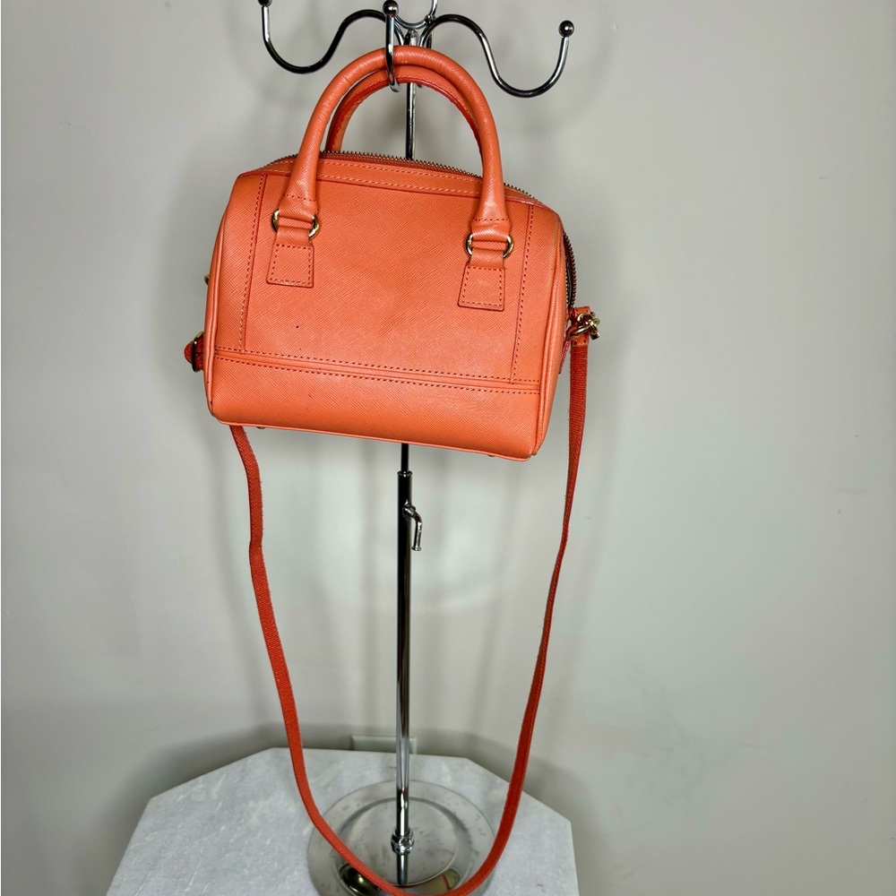 Blue Label Burberry Orange Satchel Bag - Picture 2 of 4